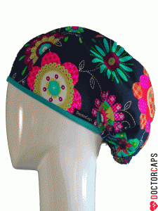 gorro de quirófano doctorcaps diseño original divertido modelo valeria