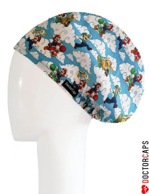 gorro quirofano mario bros