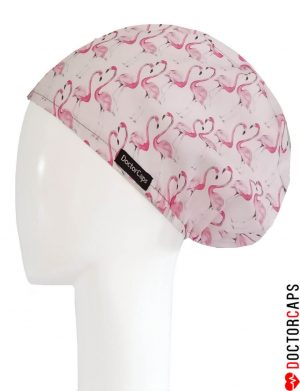 gorro quirofano flamencos